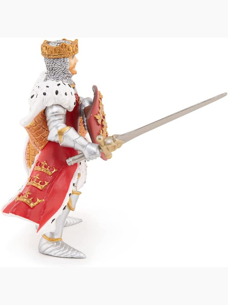 Figurine Roi Arthur Rouge - Kiabi