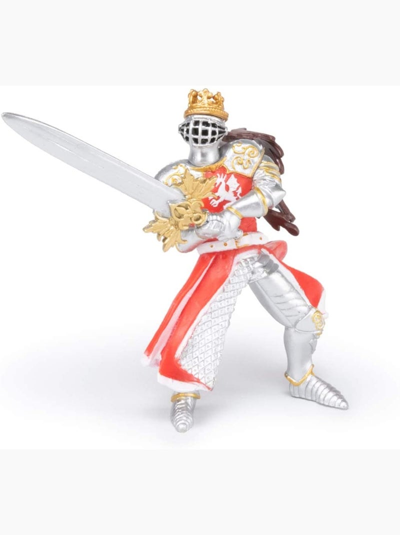 Figurine Roi au dragon à l'épée Rouge - Kiabi