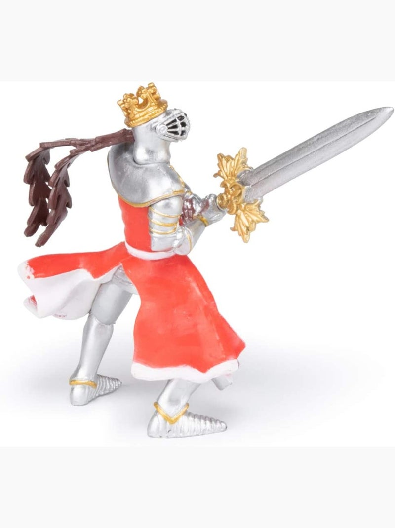Figurine Roi au dragon à l'épée Rouge - Kiabi