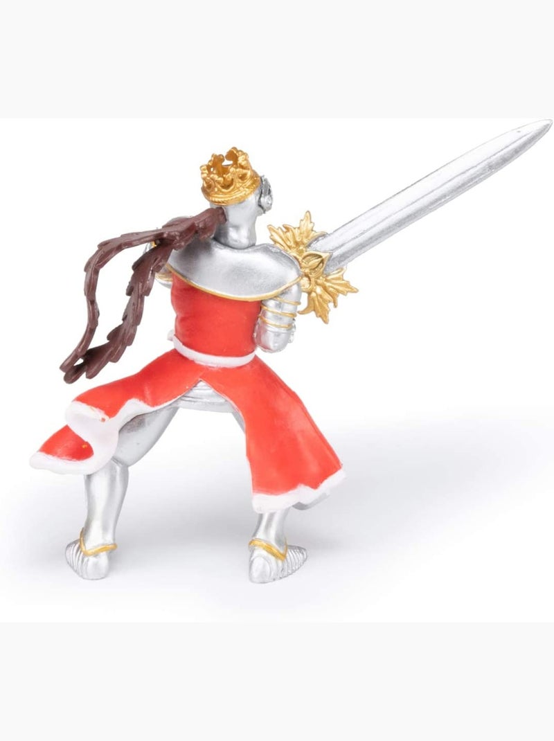 Figurine Roi au dragon à l'épée Rouge - Kiabi