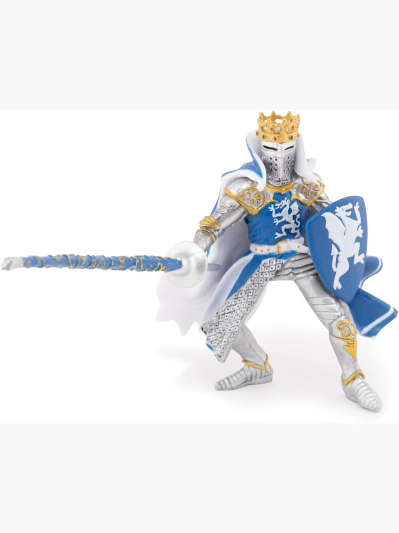 Figurine Roi au dragon bleu Bleu - Kiabi