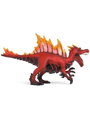 Figurine saurien de feu vs lézard de la jungle, schleich 70834 gamme eldrador creatures