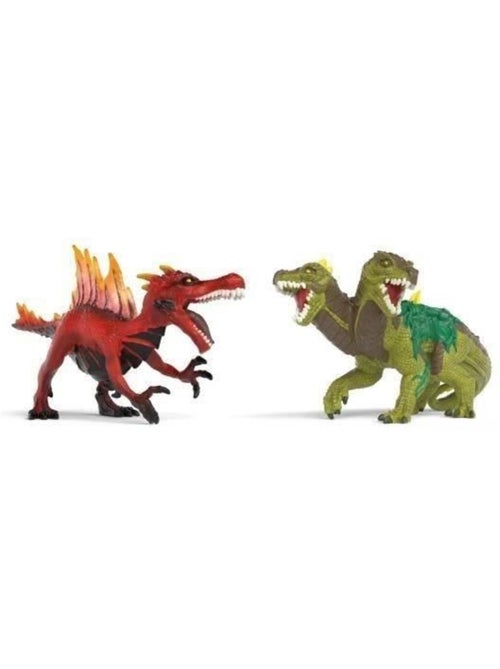 Figurine saurien de feu vs lézard de la jungle, schleich 70834 gamme eldrador creatures - Kiabi