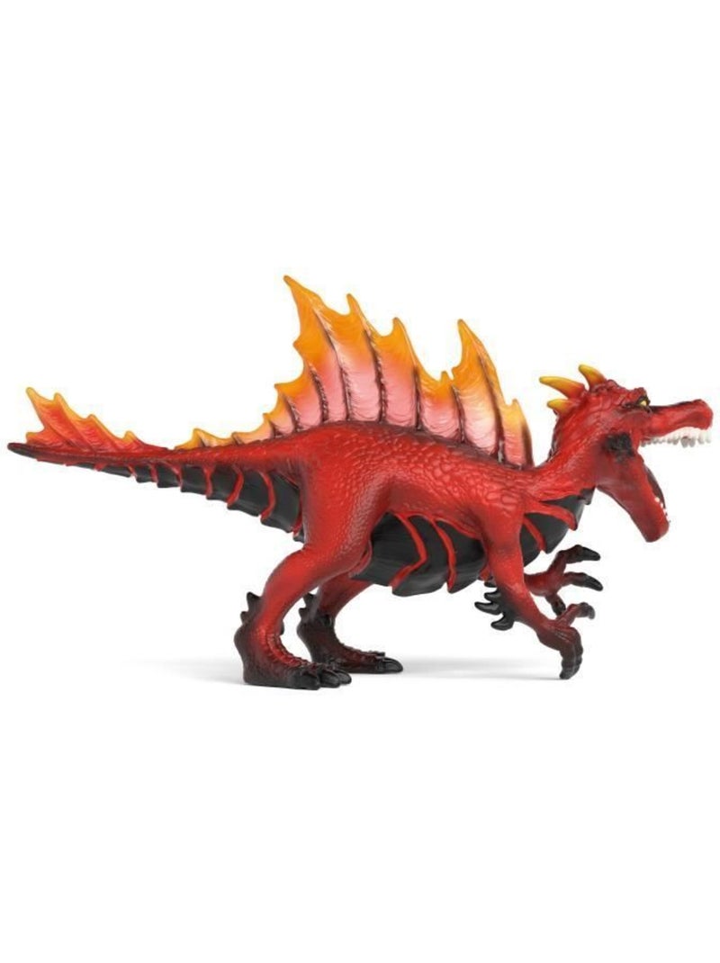 Figurine saurien de feu vs lézard de la jungle, schleich 70834 gamme eldrador creatures Marron - Kiabi