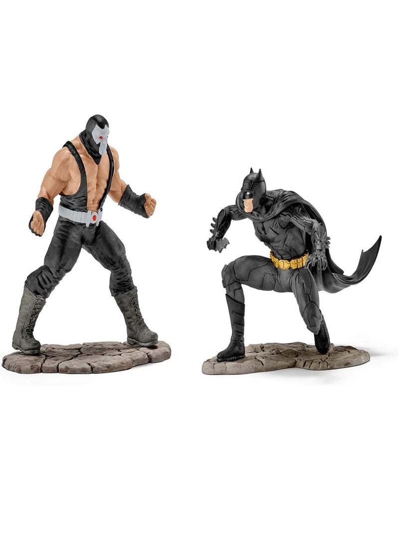 Figurine Scenery Pack Batman vs Bane Noir - Kiabi