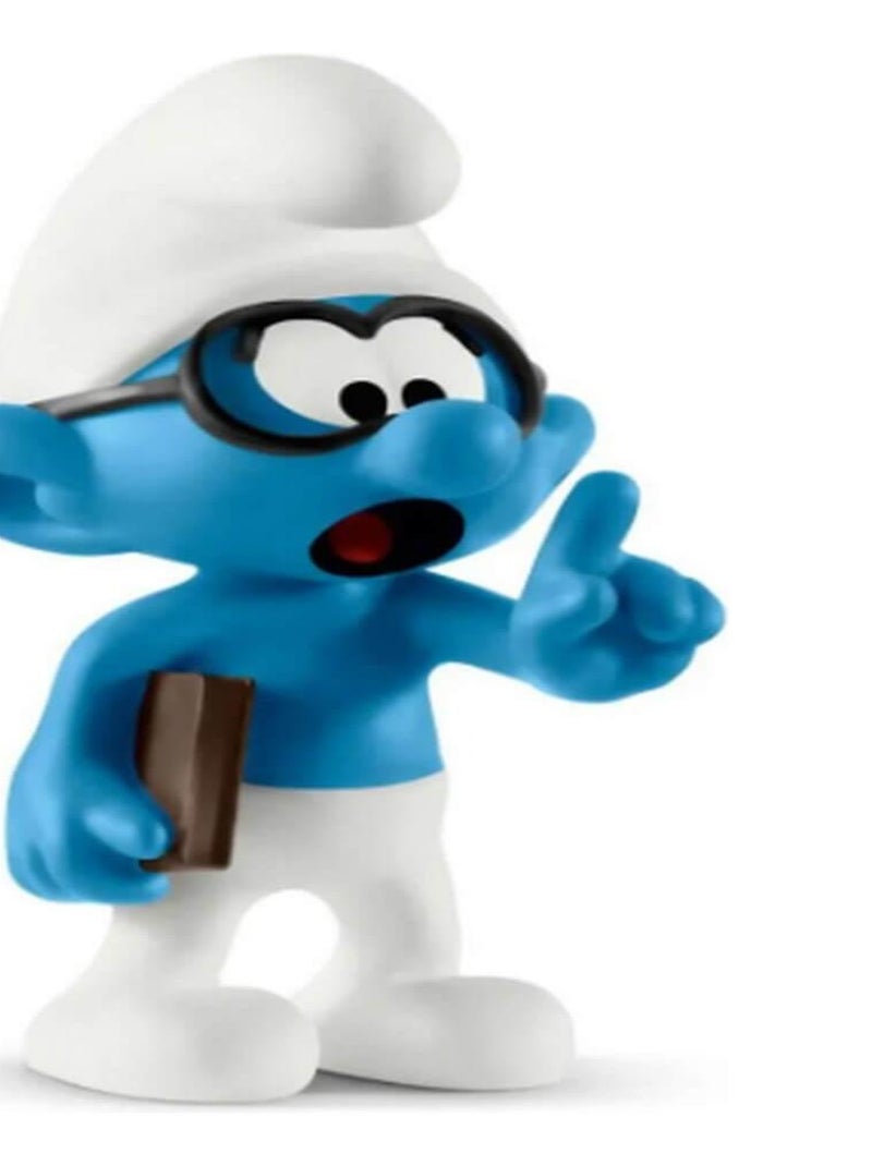 Figurine : Schtroumpf à Lunettes N/A - Kiabi