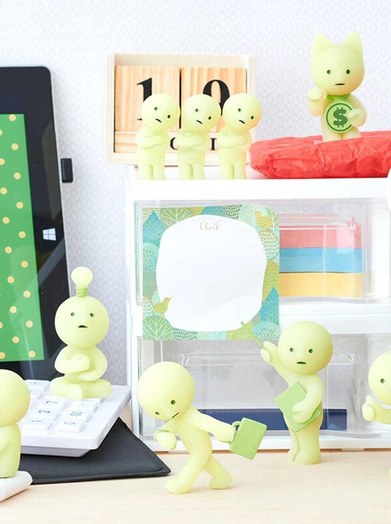 Figurine smiski phosphorescente at Work Vert - Kiabi