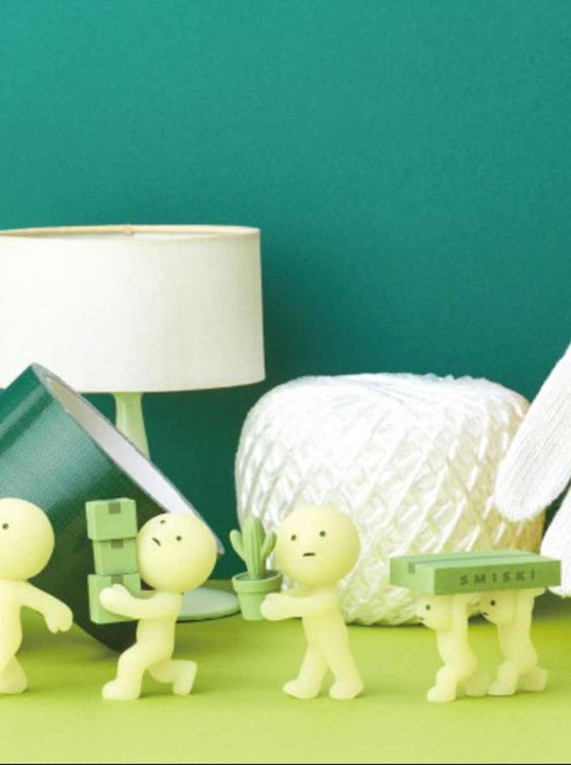 Figurine Smiski Série Moving Vert - Kiabi