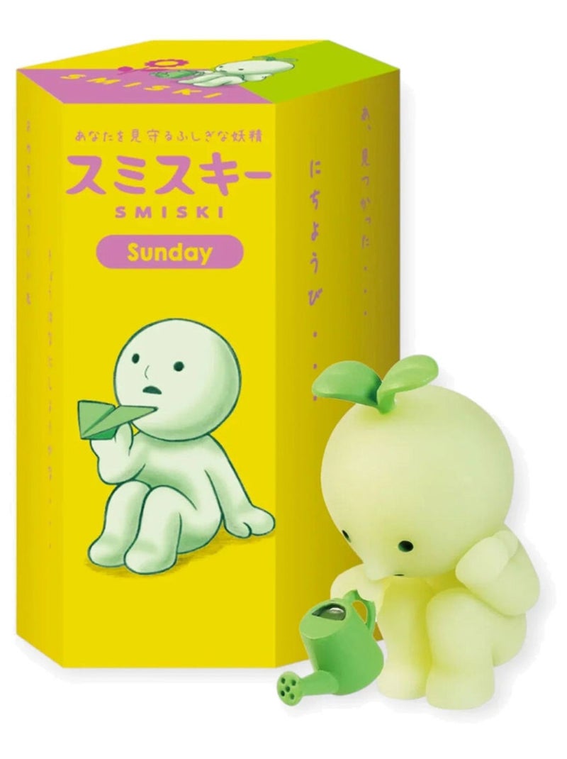 Figurine Smiski Série Sunday Vert - Kiabi