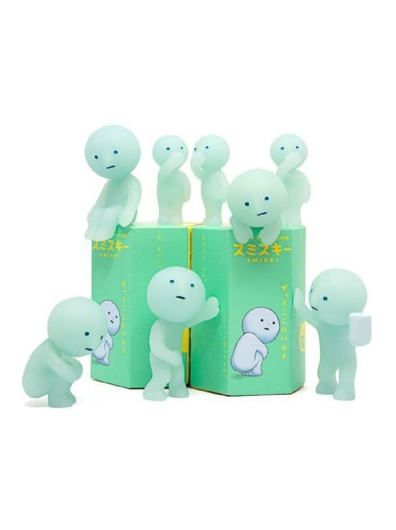 Figurine smiski série toilette Bleu - Kiabi