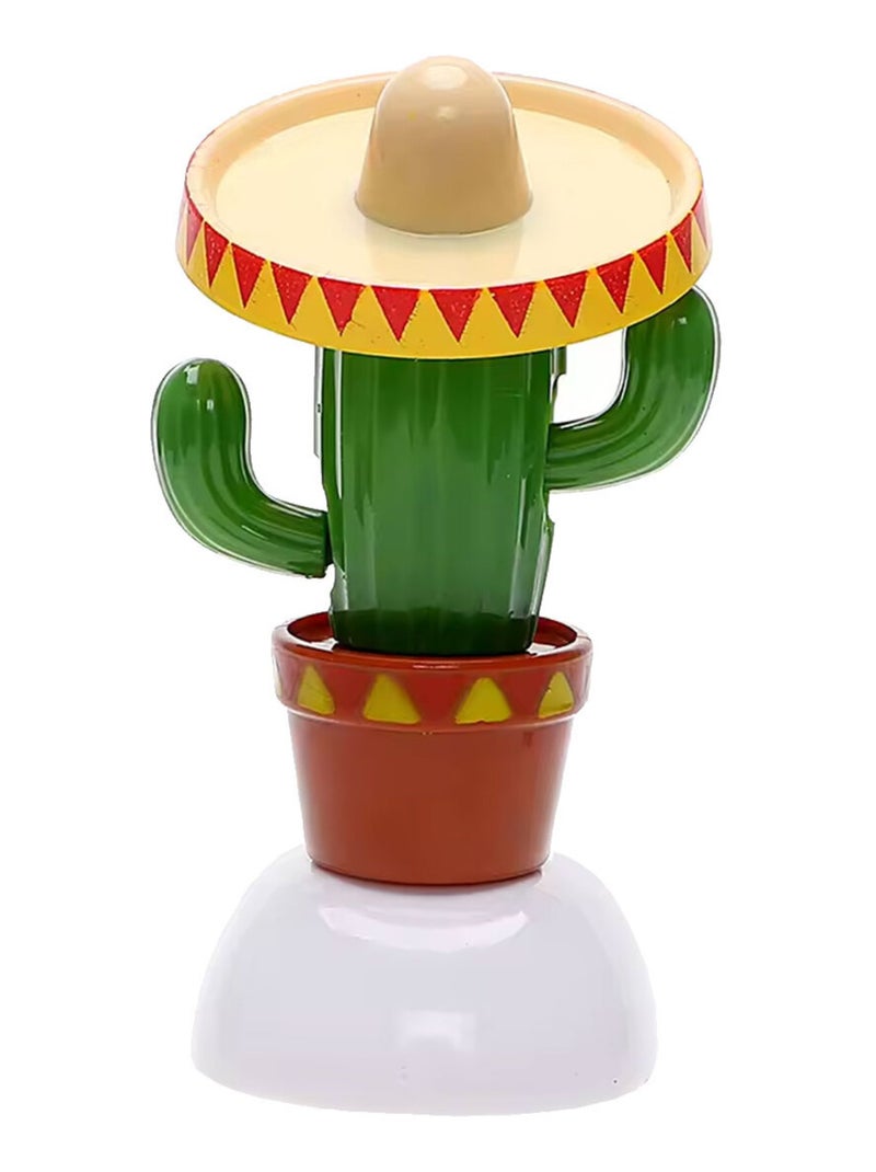 Figurine solaire cactus Vert - Kiabi
