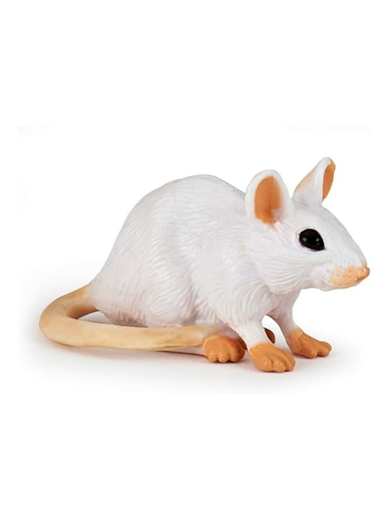 Figurine Souris blanche Blanc - Kiabi