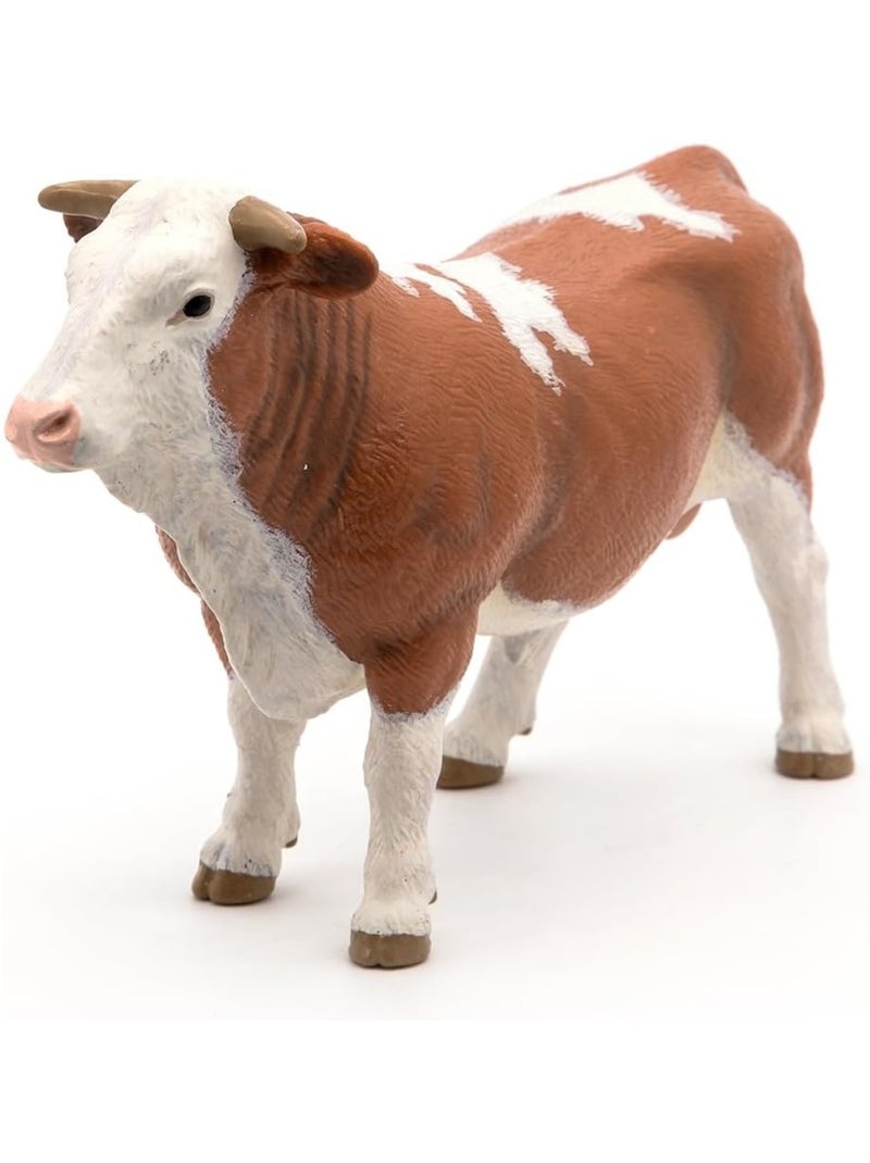 Figurine Taureau simmental Marron - Kiabi