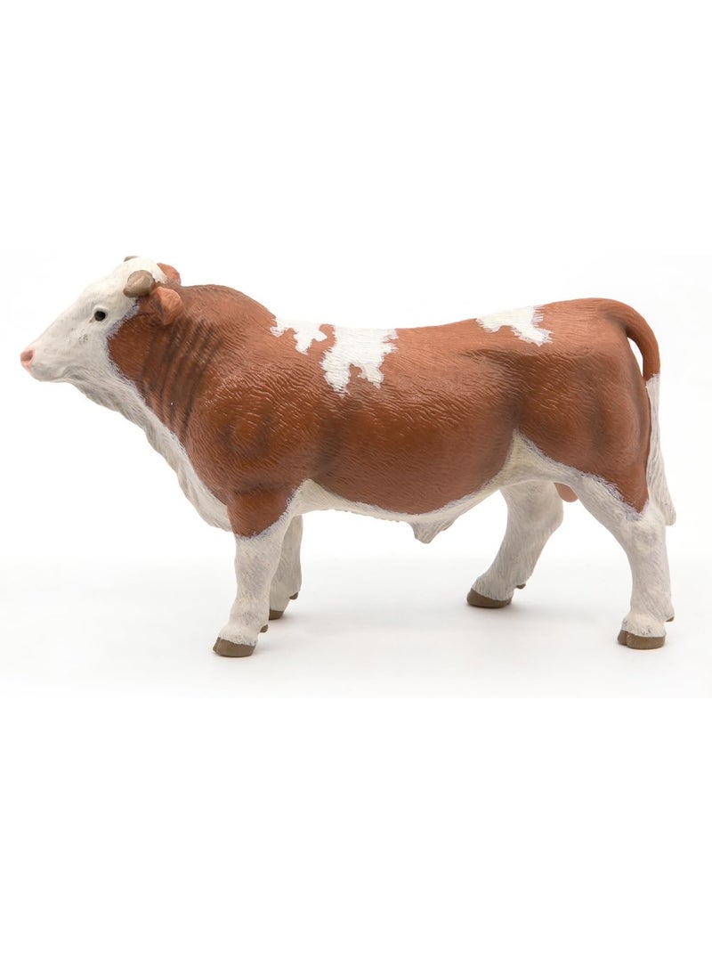 Figurine Taureau simmental Marron - Kiabi