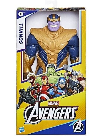 Figurine thanos 30 cm, jouet avengers titan hero series pour enfants à partir de 4 ans, marvel