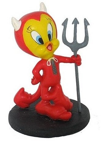 Figurine Titi diable peinte aspect résine – La boutique des toons