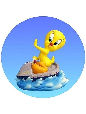 Figurine 'titi et grosminet' – jet ski – looney tunes