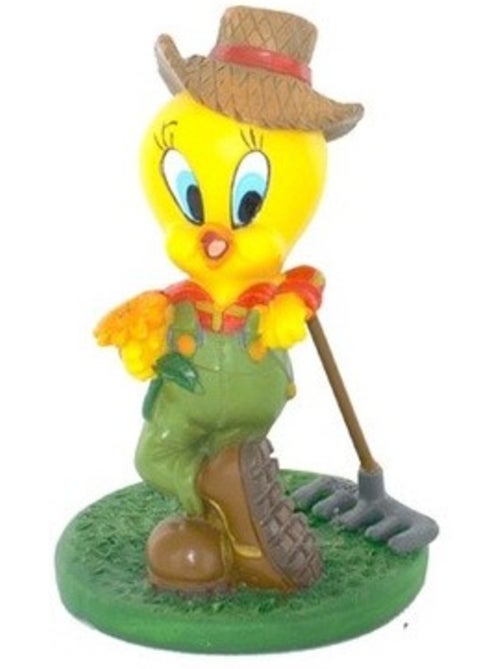 Figurine 'Titi' fermier en résine peinte à la main – 8 cm – La boutique des Toons - Kiabi