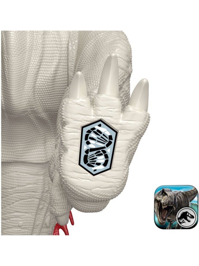Figurine torvosaurus grande échelle, queue défensive - jurassic world Blanc - Kiabi