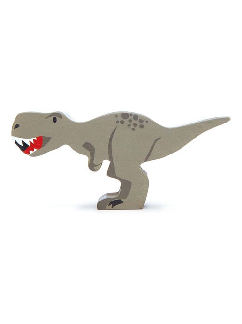Figurine Tyrannosaure Rex en bois - Kiabi