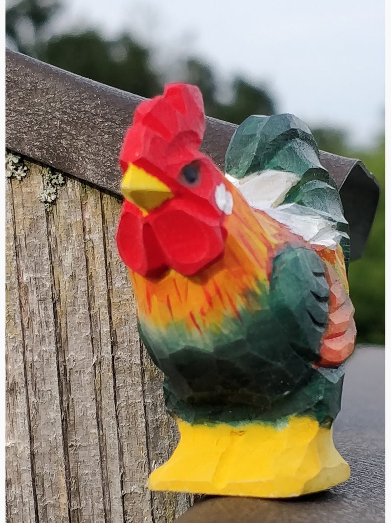 Figurine vache coq Rouge - Kiabi