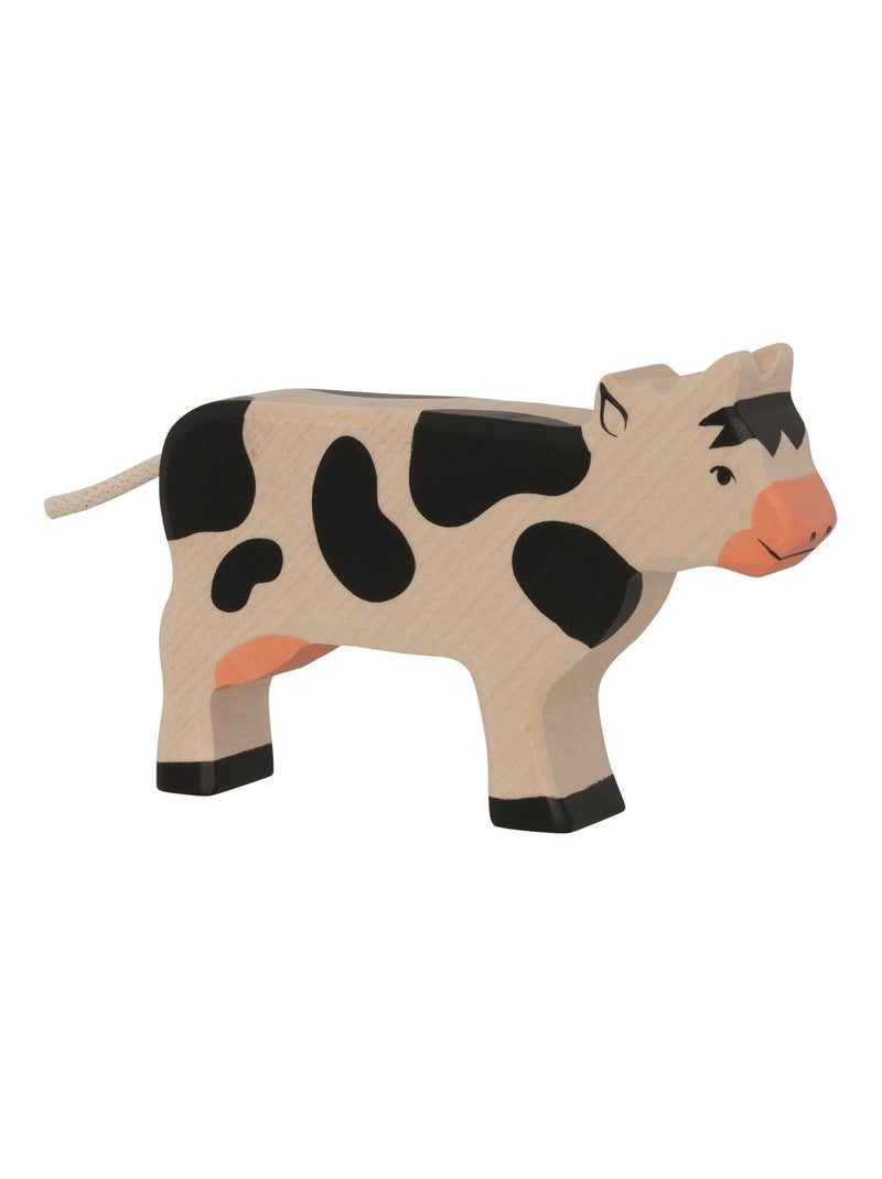 Figurine Vache debout, noir Noir - Kiabi