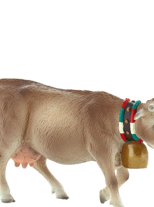 Figurine vache des Alpes avec cloche - Kiabi