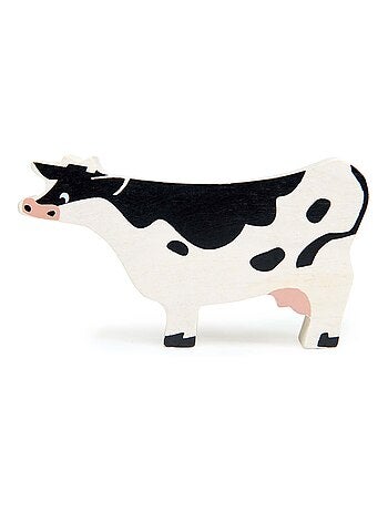Figurine Vache en bois