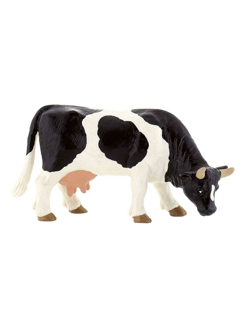 Figurine vache noire et blanche N/A - Kiabi