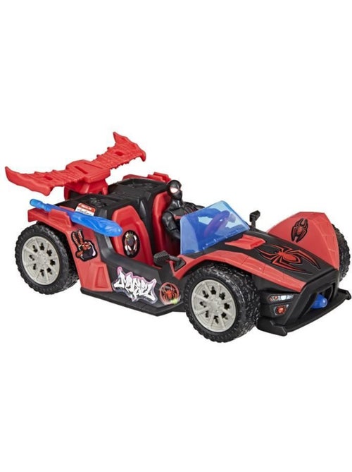 Figurine & véhicule - miles morales bolide de course remix - hasbro marvel - Kiabi