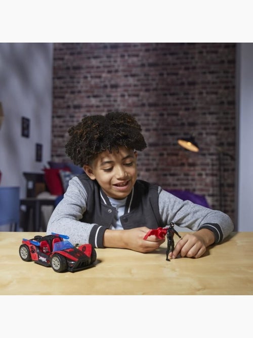 Figurine & véhicule - miles morales bolide de course remix - hasbro marvel - Kiabi