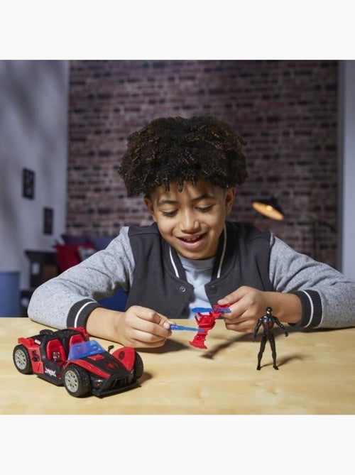 Figurine & véhicule - miles morales bolide de course remix - hasbro marvel - Kiabi