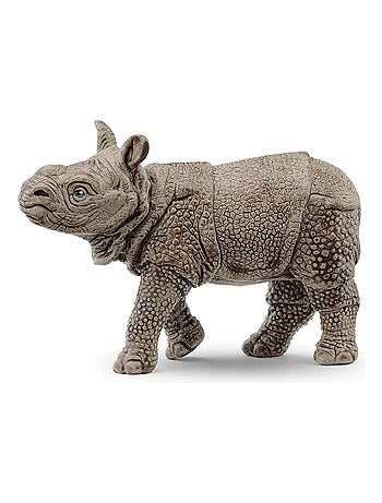 Figurine Wild Life : Bébé Rhinocéros Indien - Kiabi