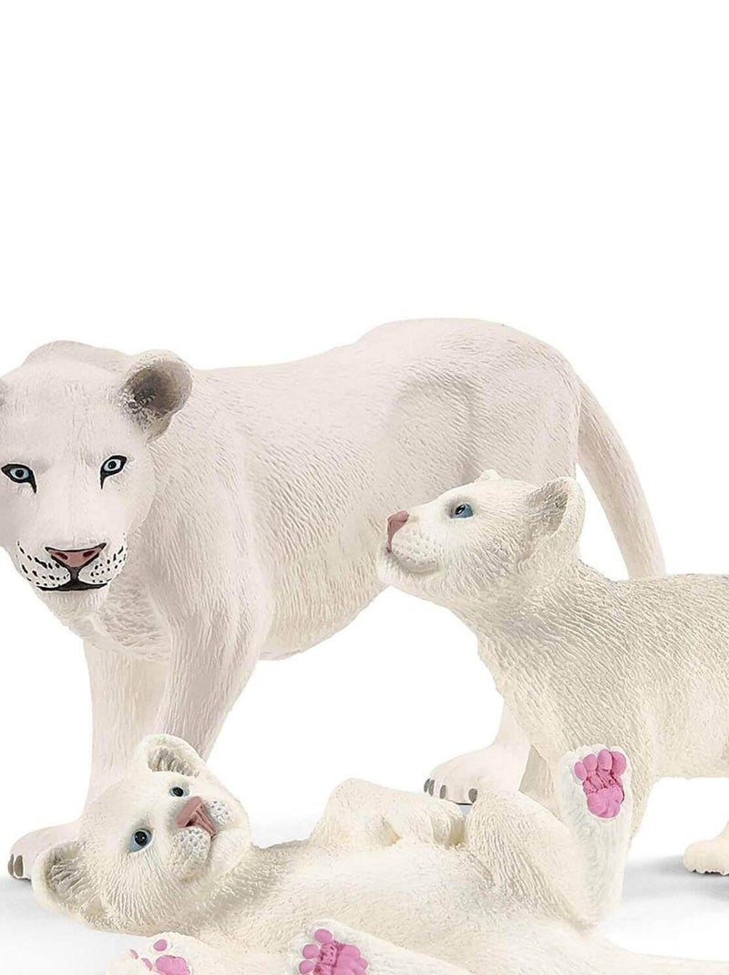 Figurine Wild Life : Lionne avec bébés N/A - Kiabi