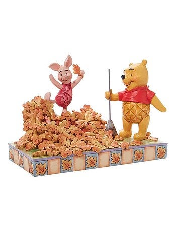 Figurine Winnie l'Ourson et Porcinet - Journée d'automne