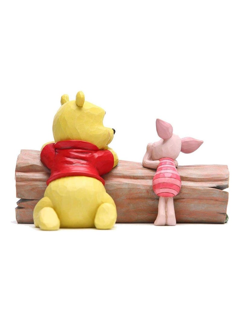 Figurine Winnie l'Ourson et Porcinet Marron - Kiabi