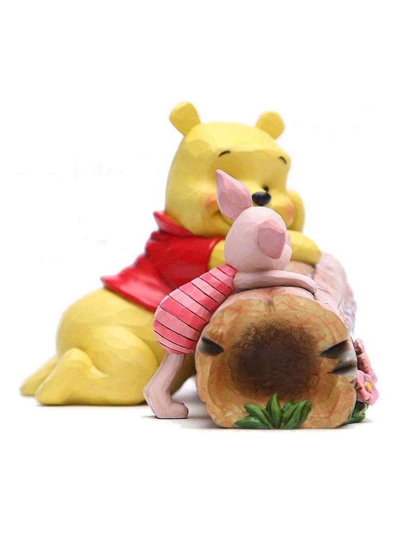 Figurine Winnie l'Ourson et Porcinet Marron - Kiabi