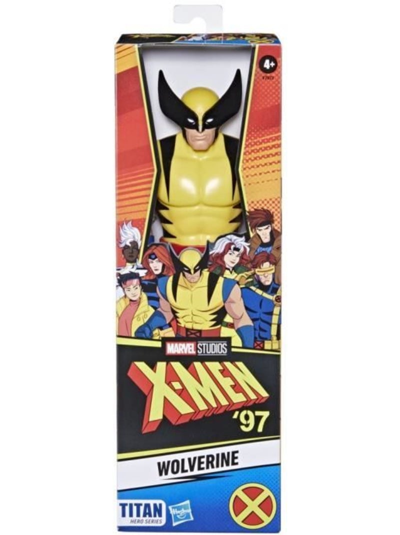 Figurine wolverine - hasbro - titan hero series - 28,5 cm - jouet x-men pour enfants Jaune - Kiabi