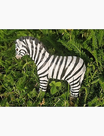 Figurine zébre en bois