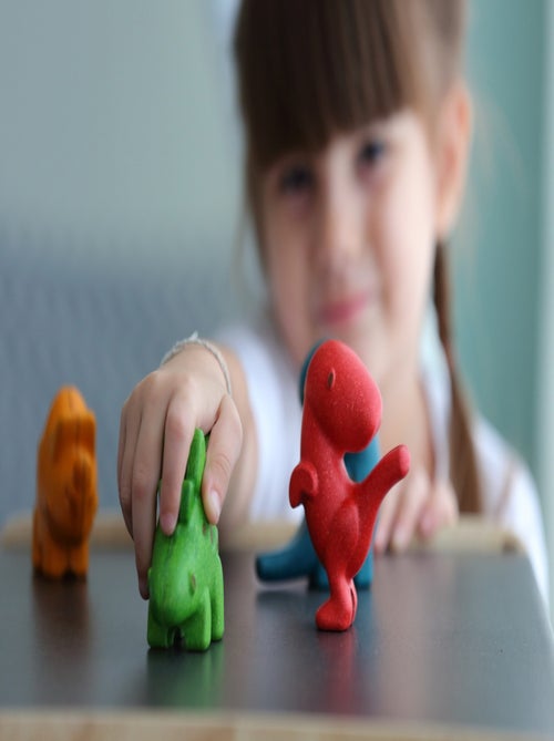 Figurines - 4 dinosaures - Kiabi