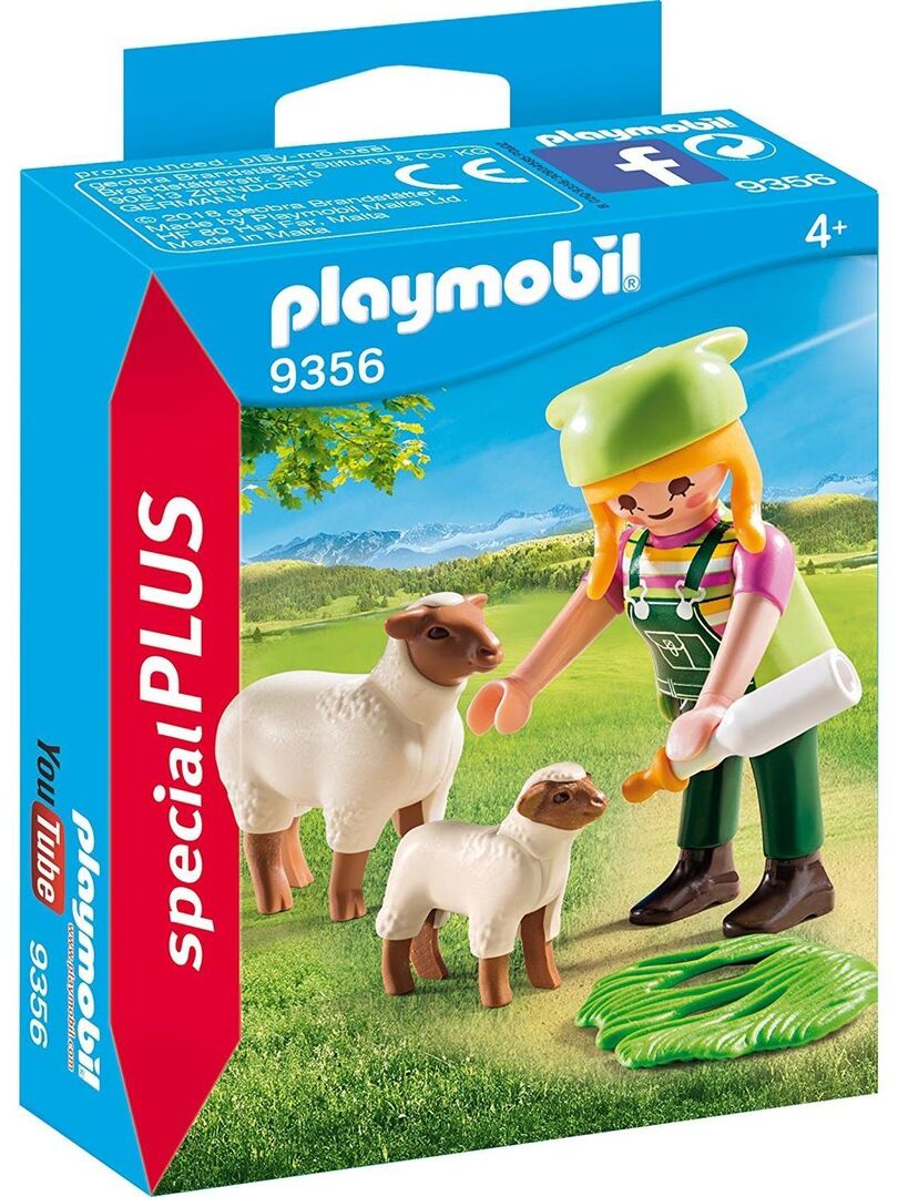 Figurines - Fermière avec moutons N/A - Kiabi