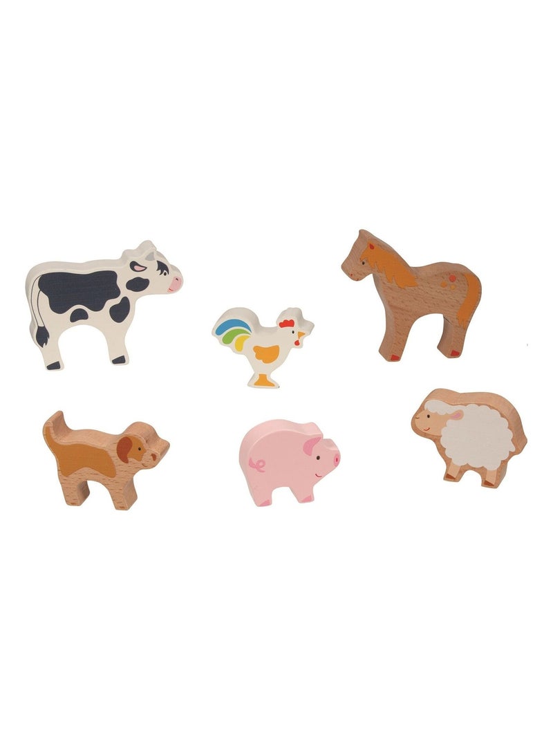 Figurines animaux de la ferme Beige - Kiabi