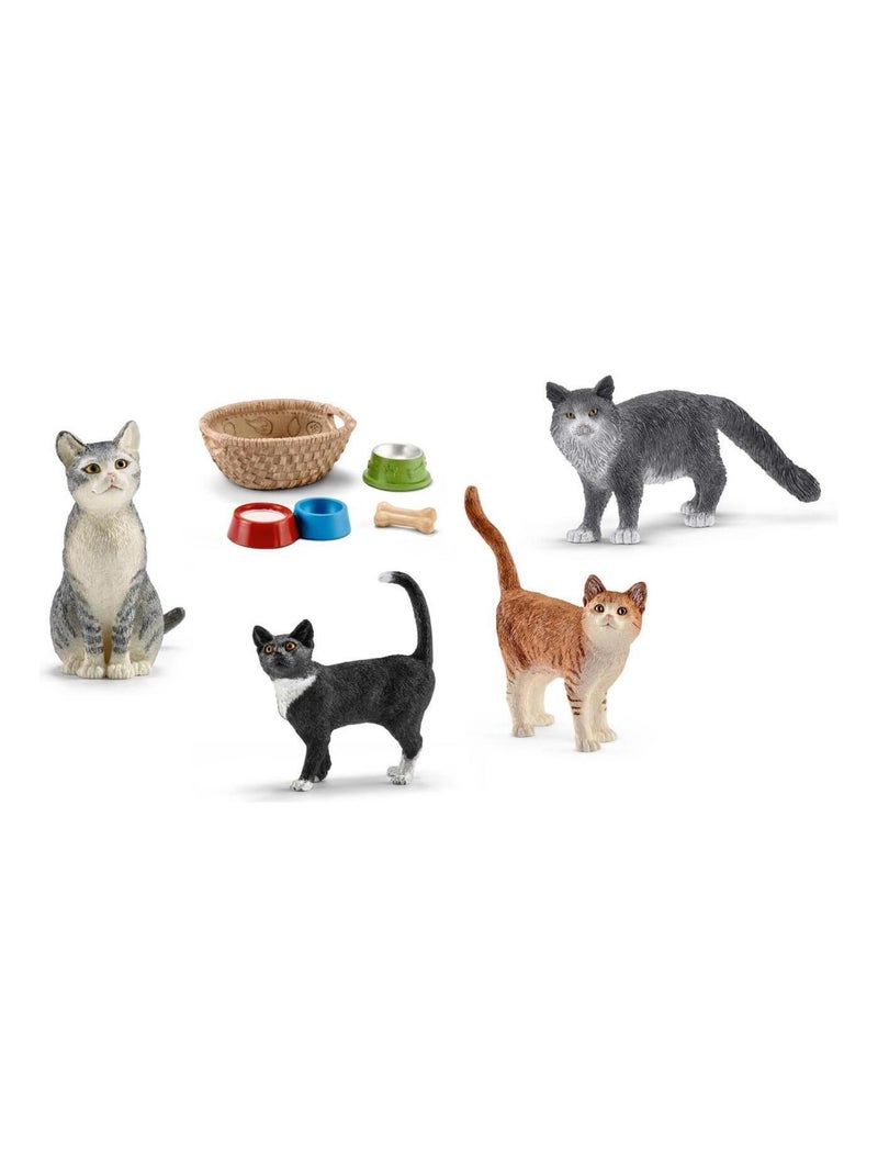 Figurines Animaux domestiques chats N/A - Kiabi
