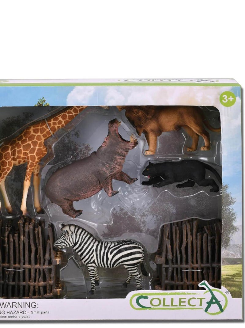 Figurines Animaux Sauvages : Set de 6 Animaux Sauvages N/A - Kiabi