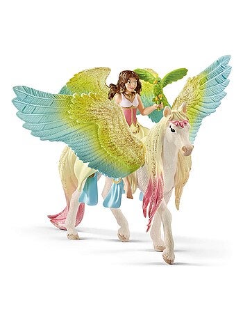 Figurines Bayala : Fée Surah avec un pégase scintillant