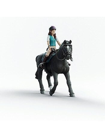 Figurines cavalière lisa et storm special, schleich 42712 horse club, dès 4 ans