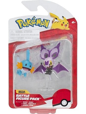 Figurines de combat Pokémon Curly Form et Rowlet