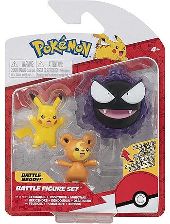 Figurines de Combat Teddiursa, Pikachu, Nebulak