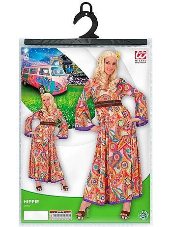 Figurines de costume hippie avec ceinture pour femmes