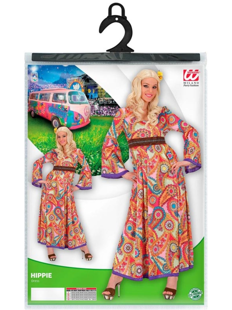 Figurines de costume hippie avec ceinture pour femmes Multicolore - Kiabi